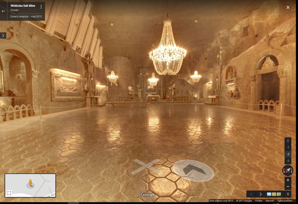 Kaplica św Kingi zrzut ekranu ze Street View