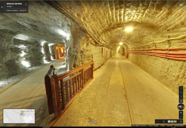 Kopalnia Soi w Wielicze. Zrzut ekranu ze Street View.
